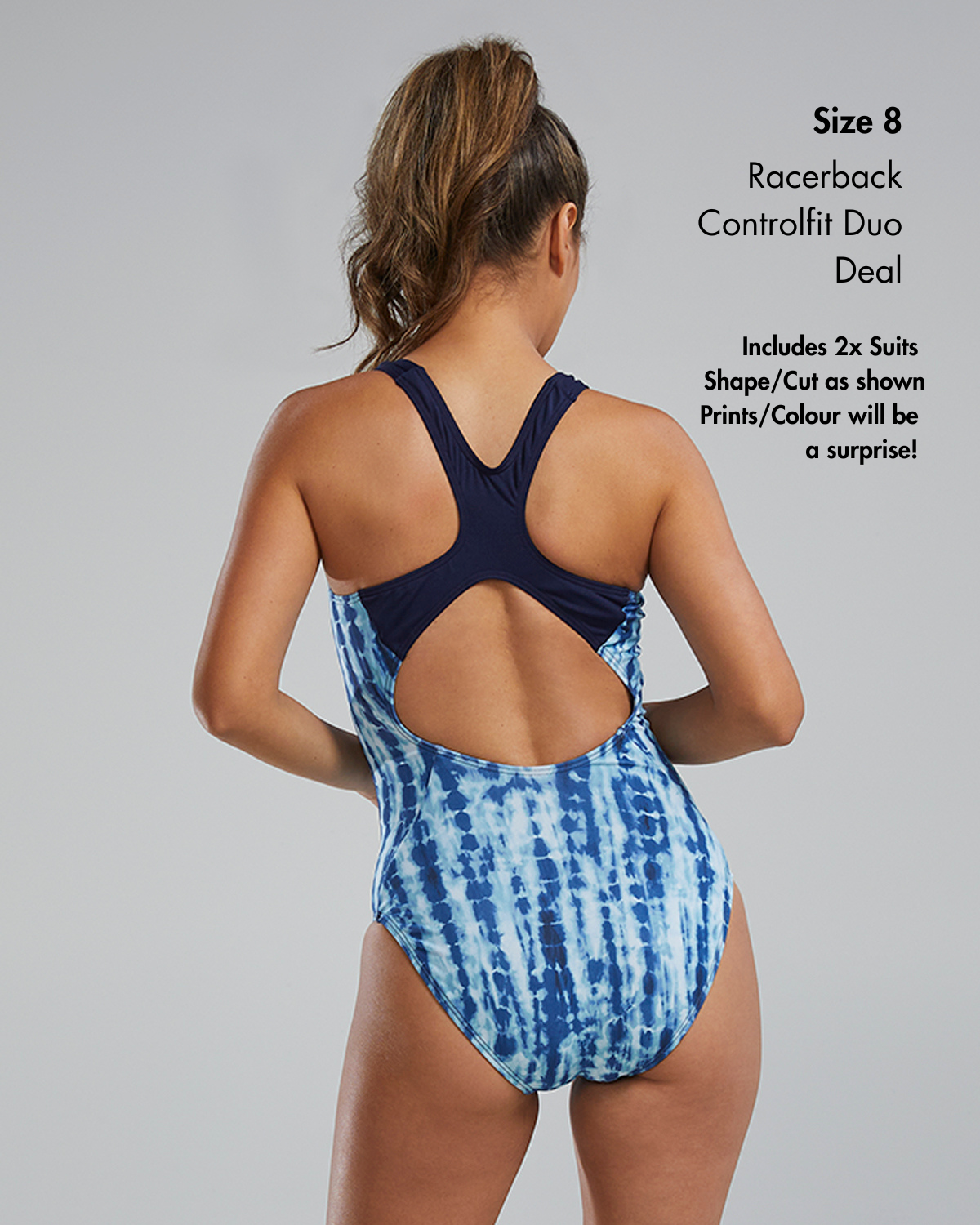 TYR Women's Sample Duo Deal -  Size 8 Racerback ControlFit