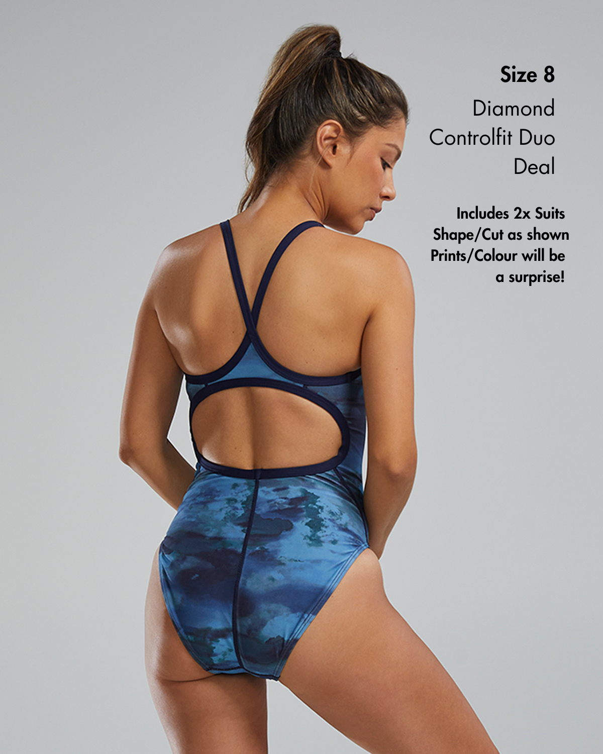 TYR Women's Sample Duo Deal -  Size 8 Diamond ControlFit