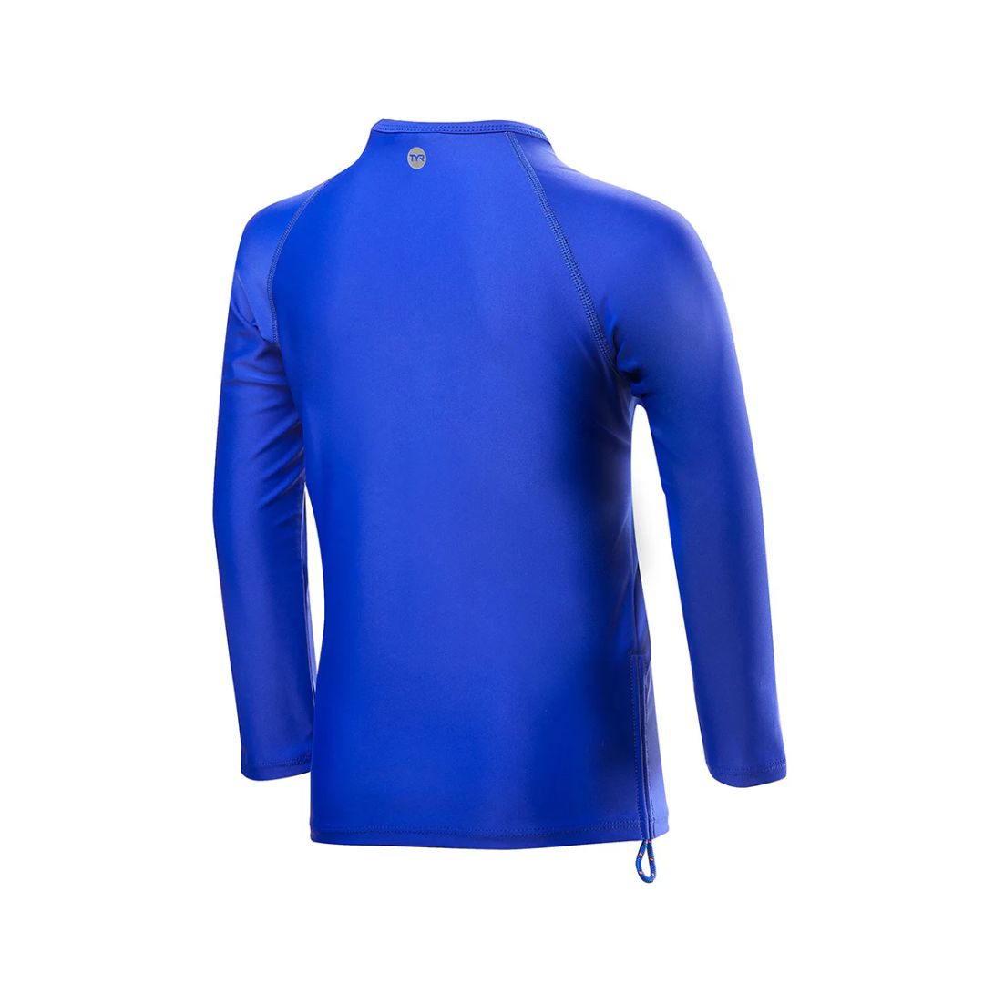 TYR Girl's Solid Long Sleeve Rashguard - Velvet