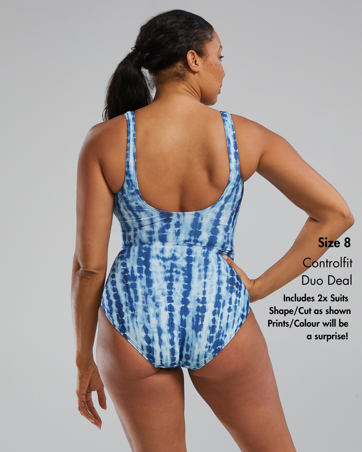 TYR Women's Sample Duo Deal -  2 x Size 8 ControlFit Swimsuits