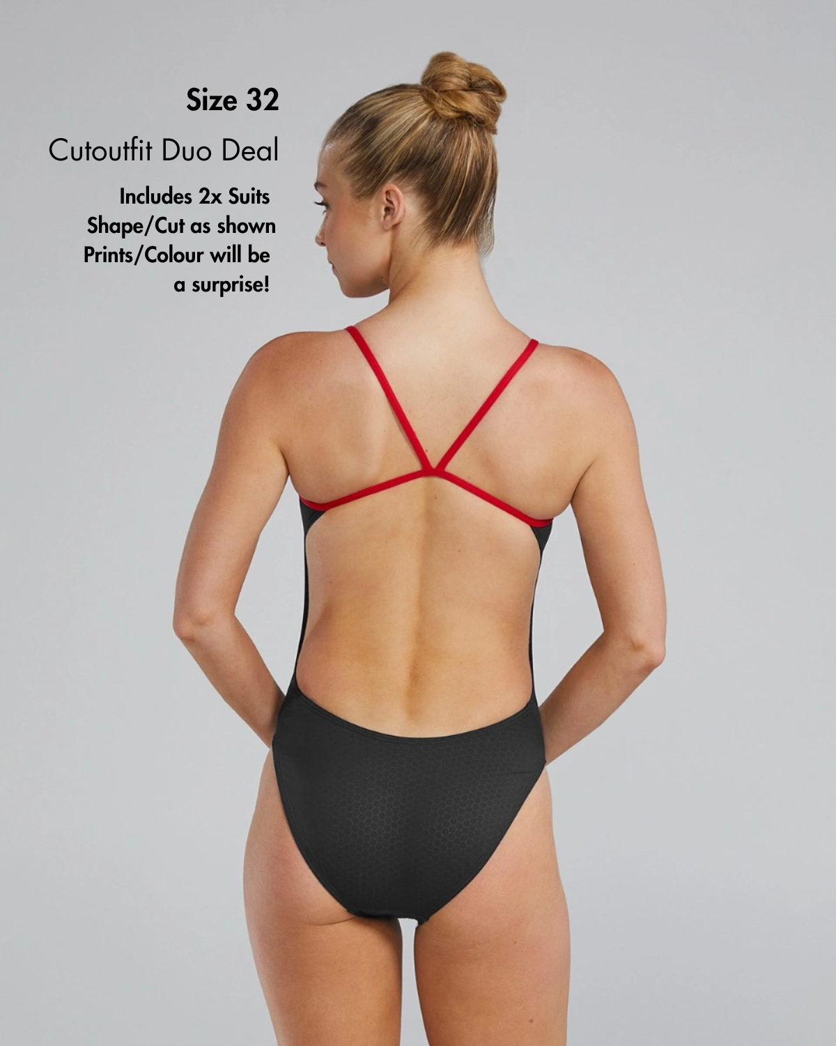 TYR Women's Sample Duo Deal - 2 x Size 32 Cutoutfit Swimsuits