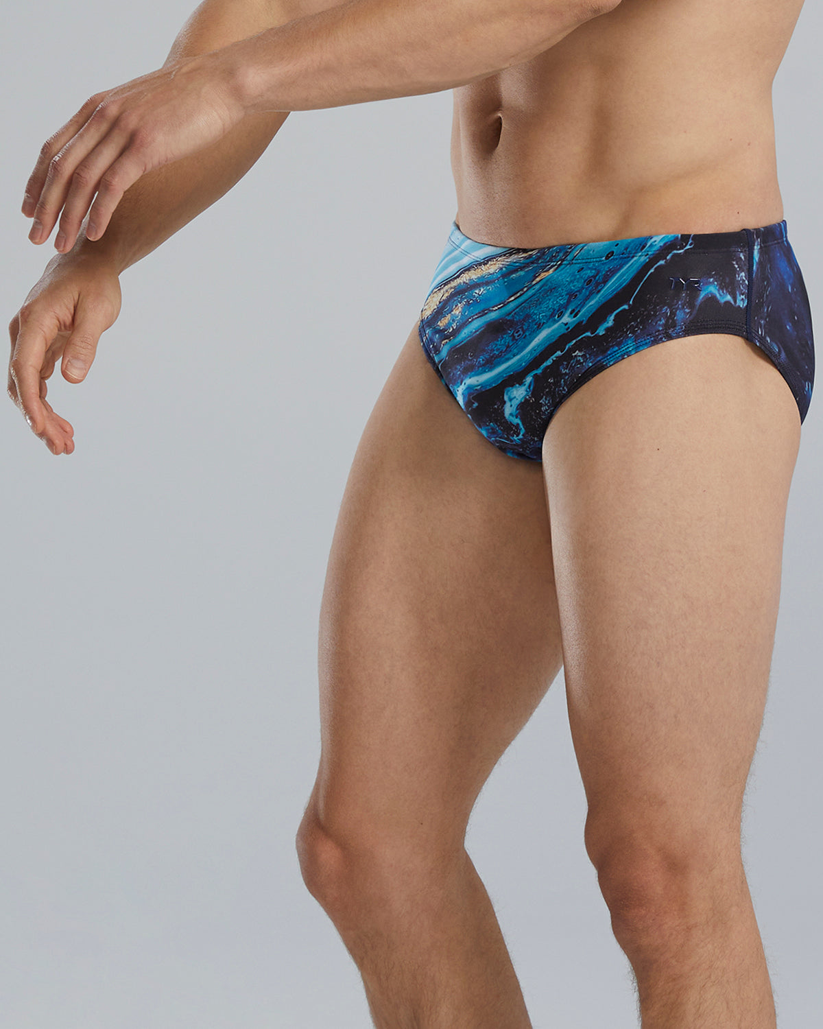 TYR Men's Kyanite Racer - Teal/Multi