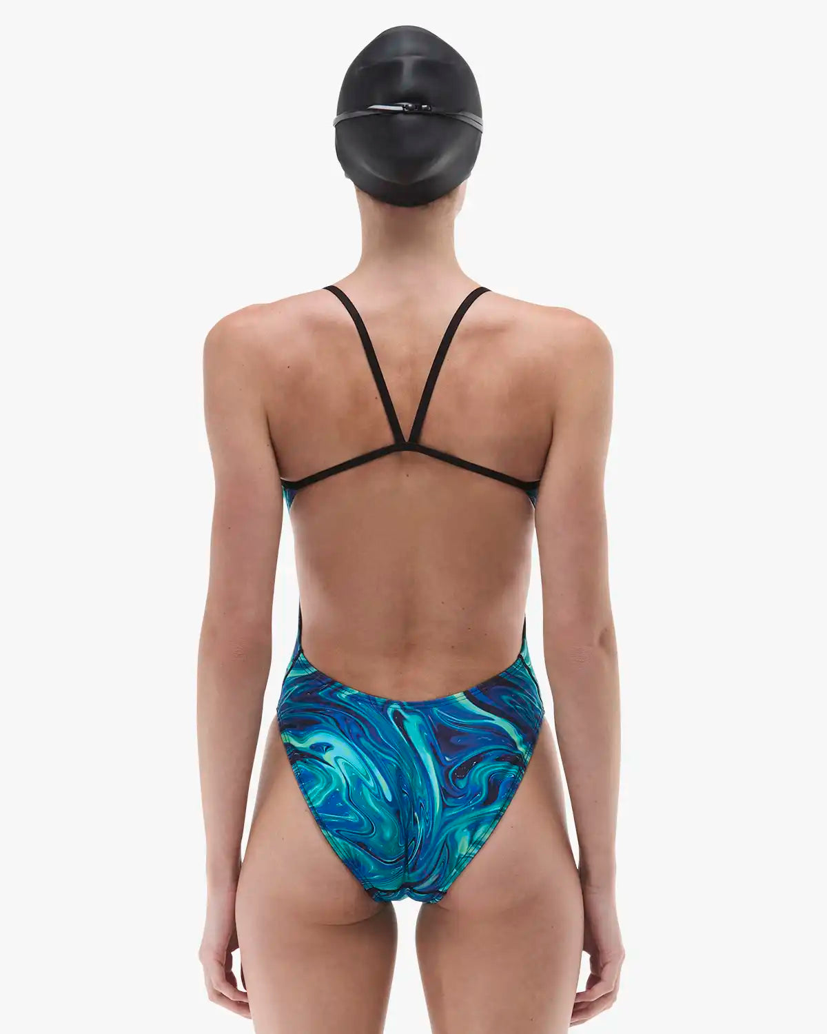 TYR Women's Cutoutfit Durafast Elite - Olea - Blue/Green