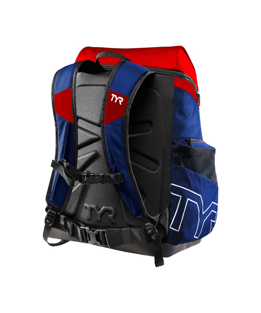 TYR Alliance 45L Backpack - Navy/Red