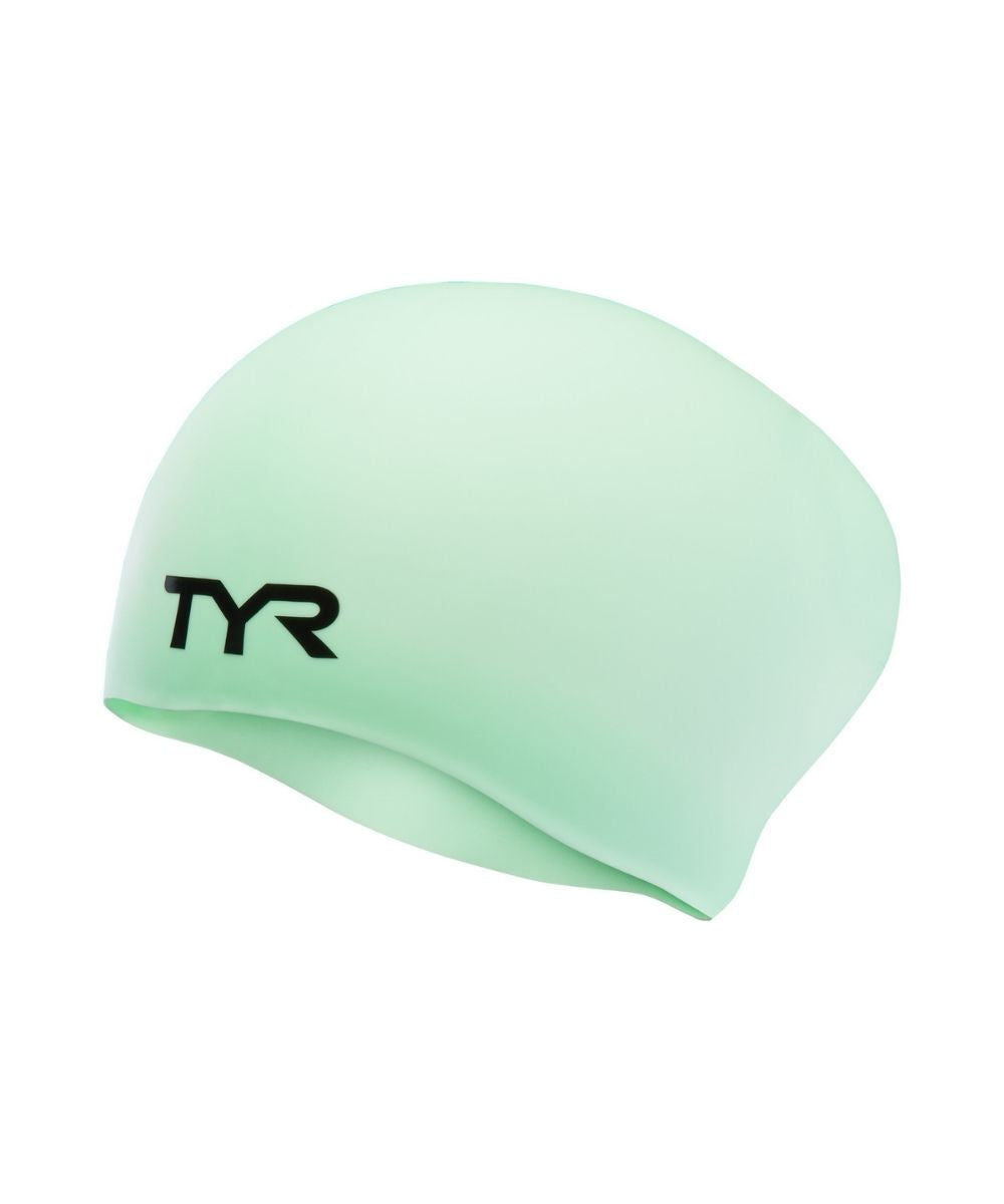 TYR Wrinkle-Free Long Hair Silicone Cap - Mint