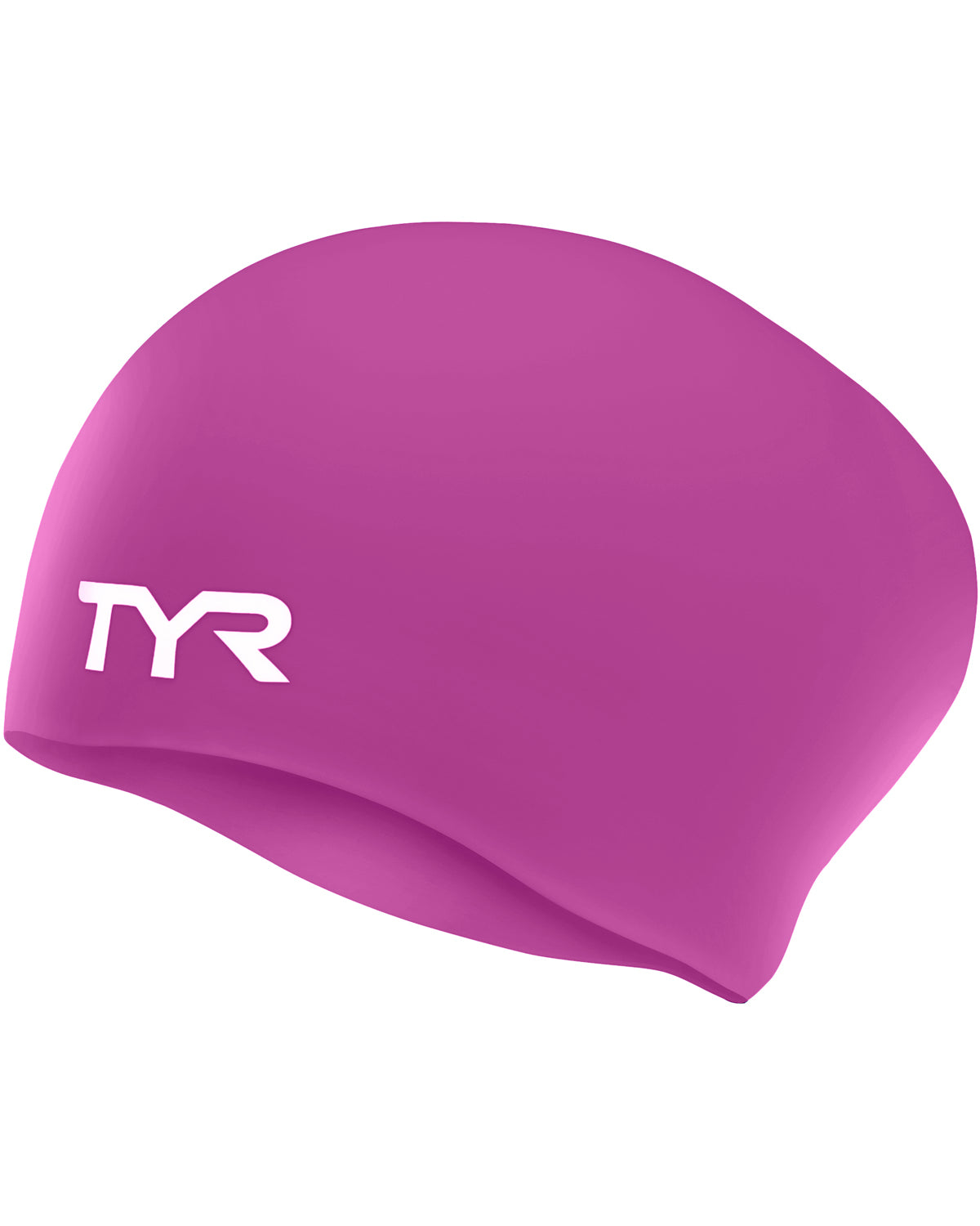 Magenta Long Hair Wrinkle-Free Silicone Cap