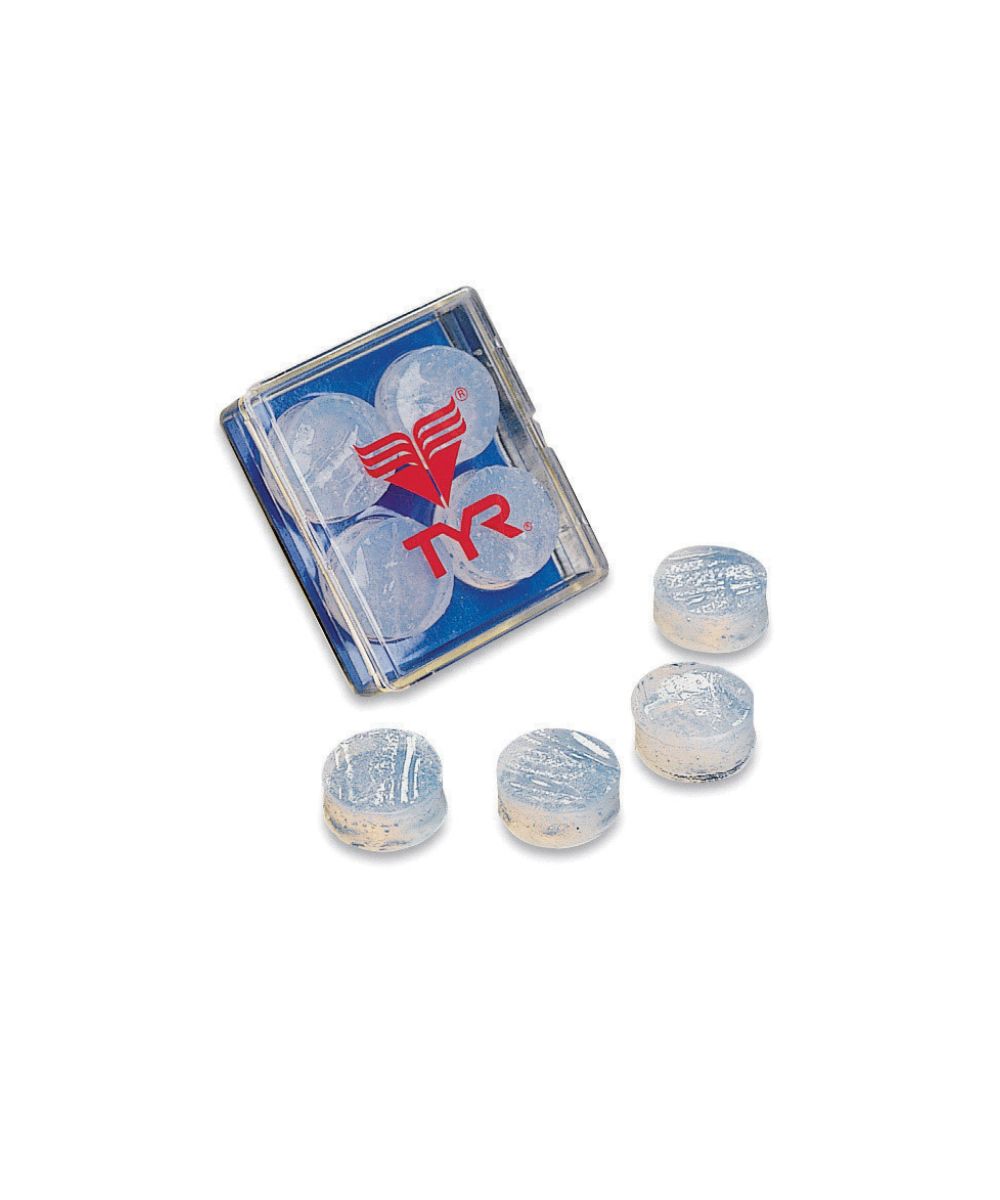 TYR Soft Silicone Earplugs - Clear