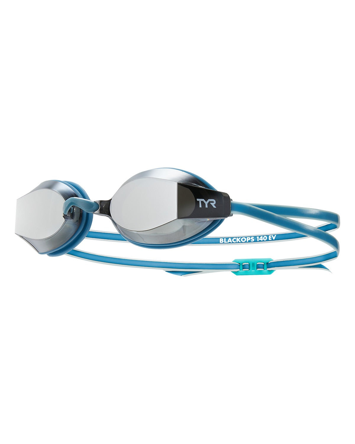 TYR Blackops Mirrored Women's Goggle - Silver/Teal