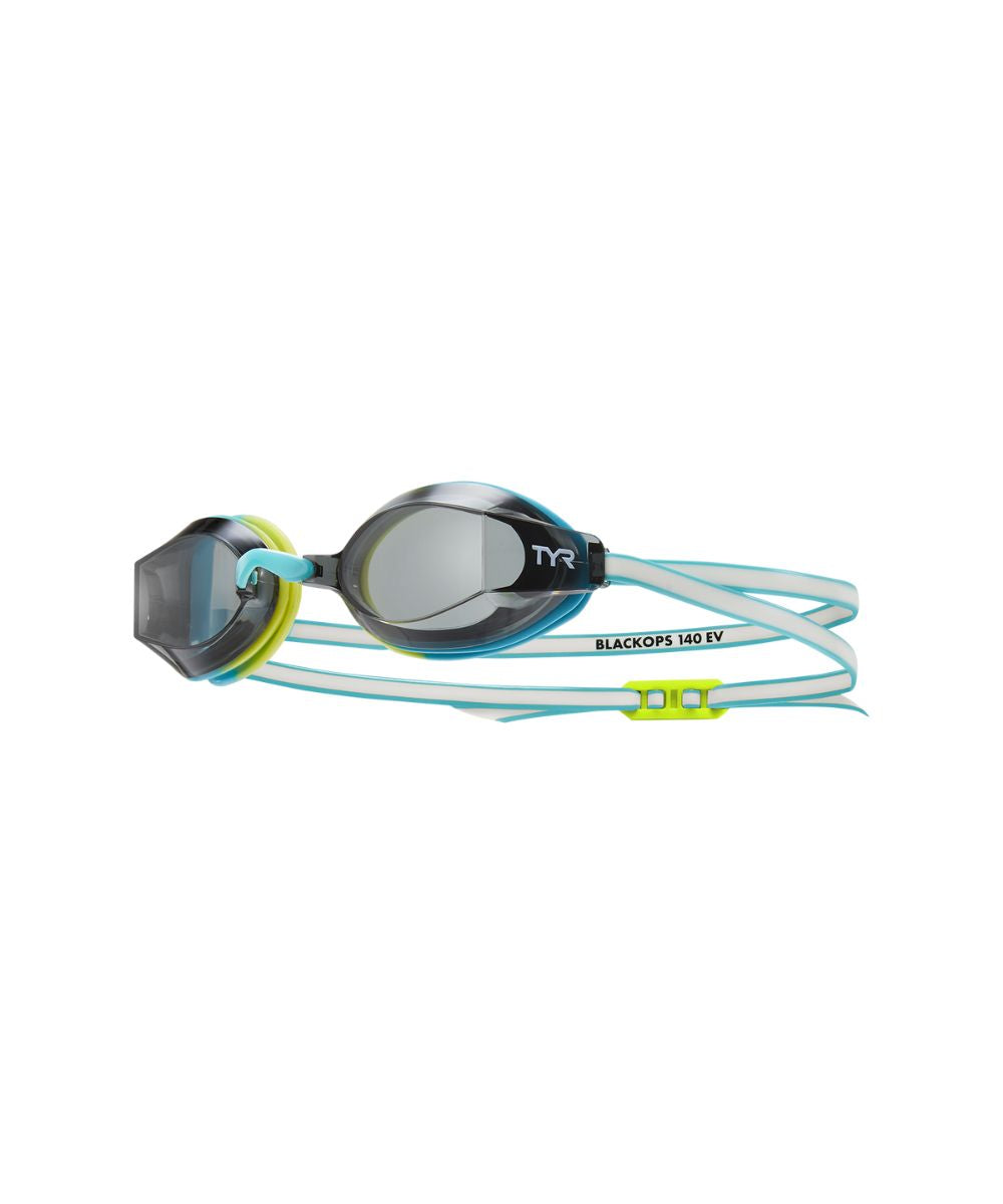 TYR Blackops Youth Goggle - Smoke/Aqua