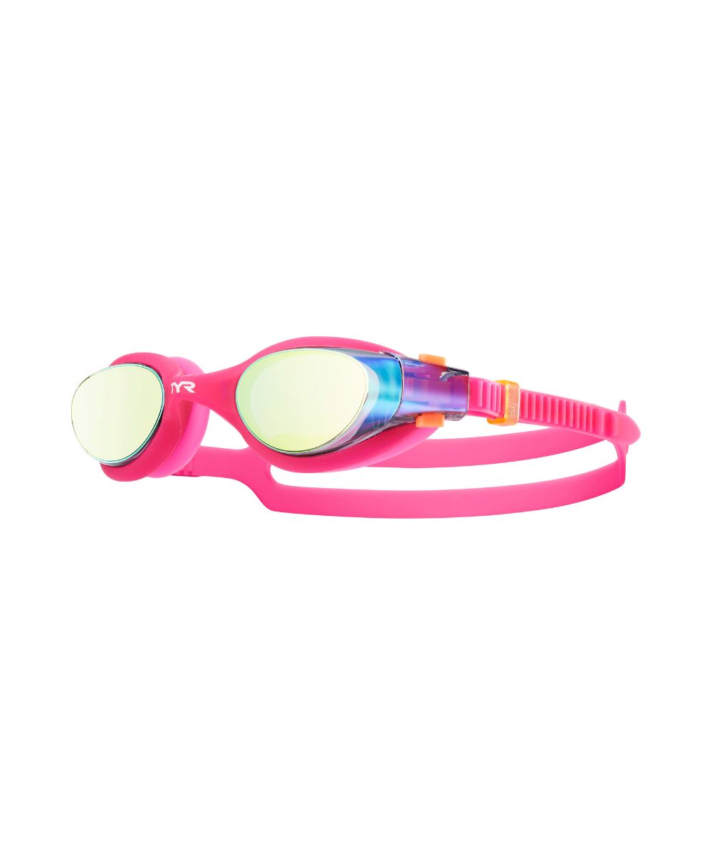 TYR Vesi Women's Mirrored Goggle - Gold/Pink