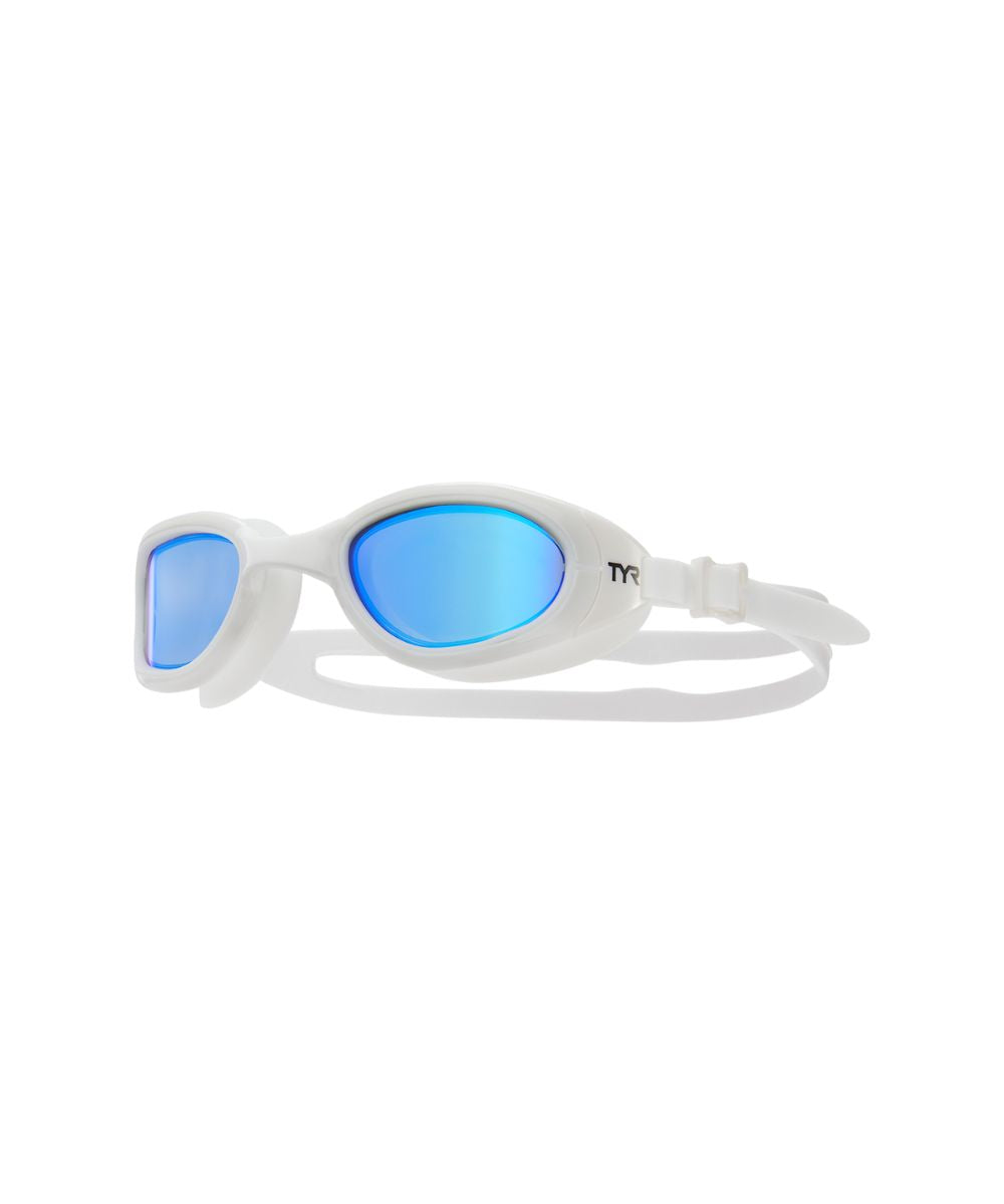 TYR Special Ops 2.0 Mirrored Goggle - Blue/White