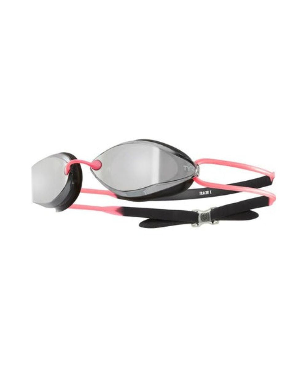 TYR Tracer-X Racing Nano Mirrored Goggle - Silver/Pink