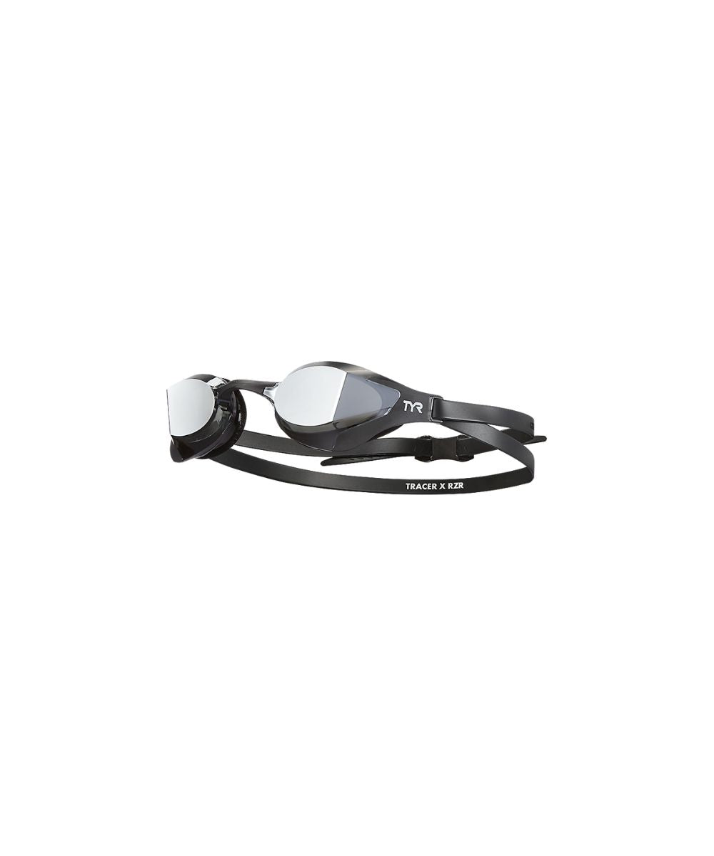 TYR Tracer-X RZR Mirrored Goggle - Silver/Black