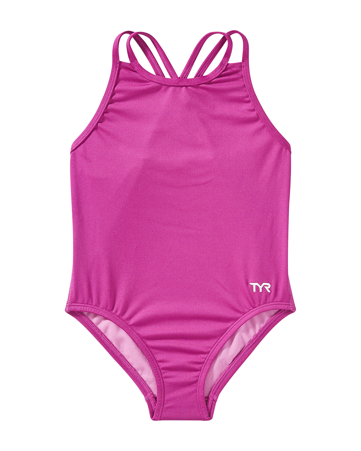 TYR Girl's Oliviafit Swimsuit - Fuschia