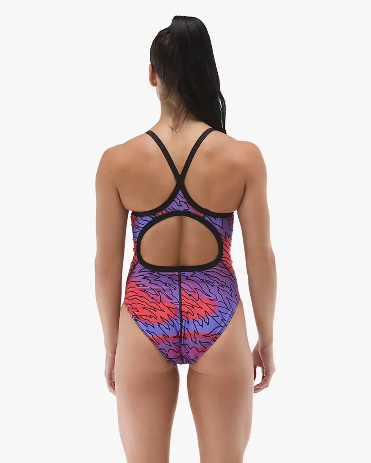 TYR Women's Diamondfit Durafast Elite - Hodori - Orange/Purp