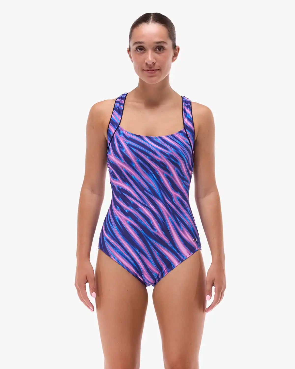 TYR Square Neck Controlfit Durafast - Terra - Blue/Purple
