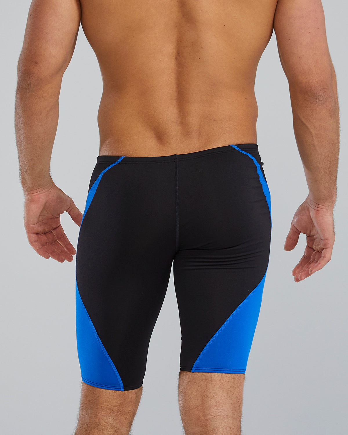 TYR Men's Durafast Elite Jammer - Vanguard Splice - Black/Bl