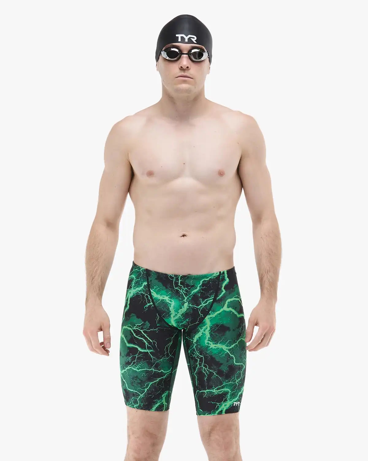 TYR Men's Durafast Elite Jammer - Arterix - Green