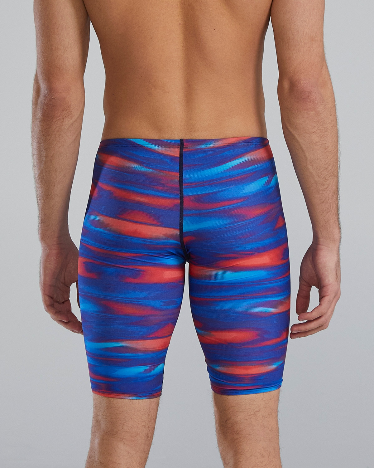 TYR Men's Blade Splice Technowave Jammer - Red/Wht/Blu