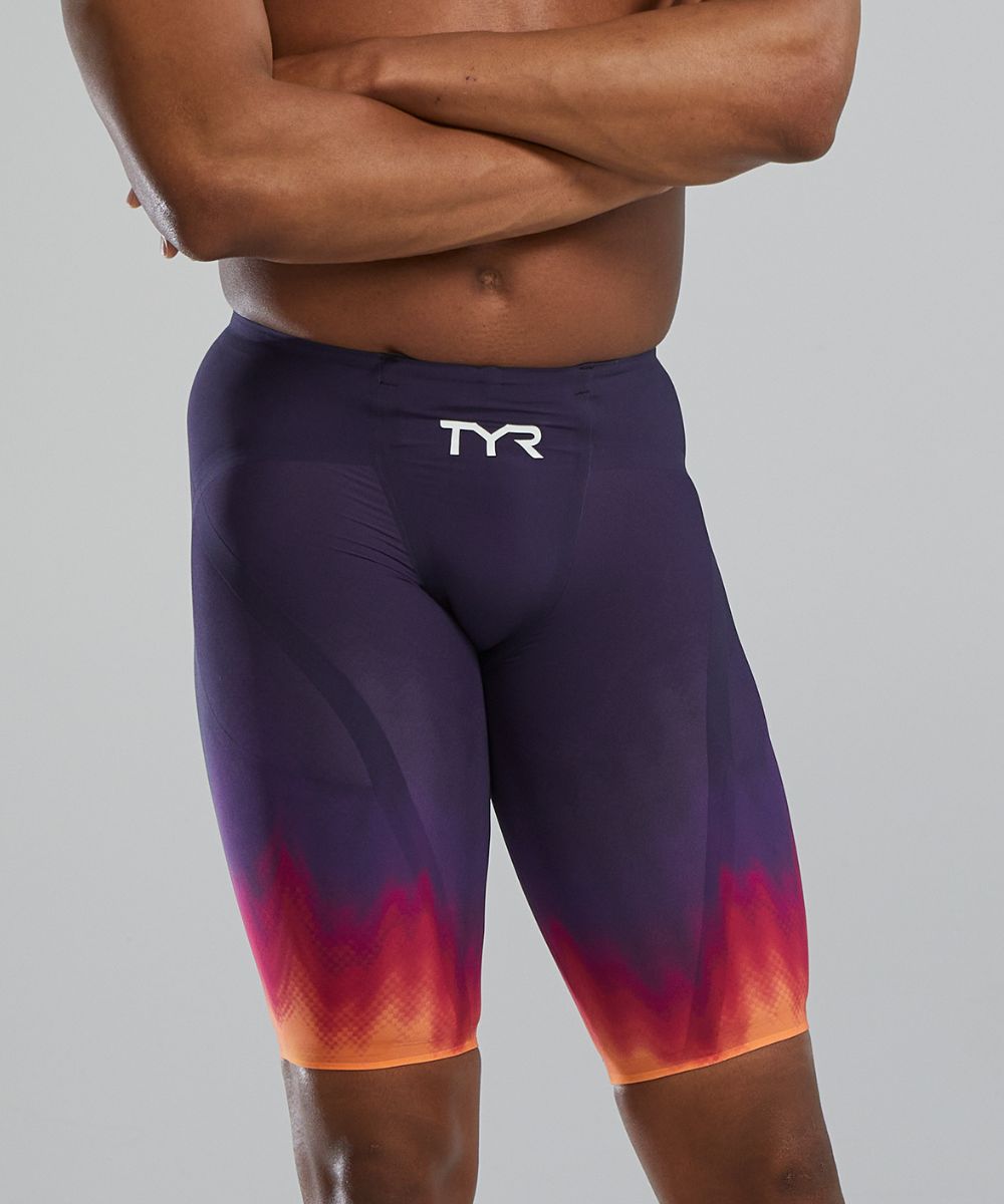 TYR Men's Influx Venzo High Jammer - Navy/Multi