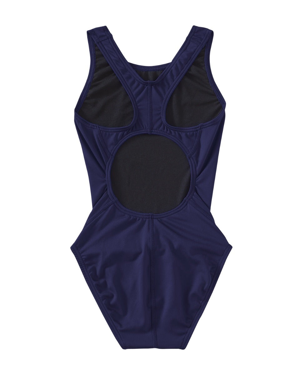 TYR Girl's Solid Durafast Elite Maxfit - Navy