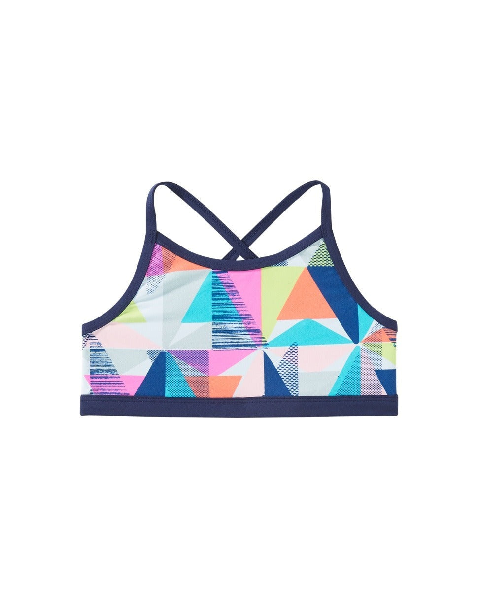 TYR Girl's Jigsaw Trinity Top - Multi